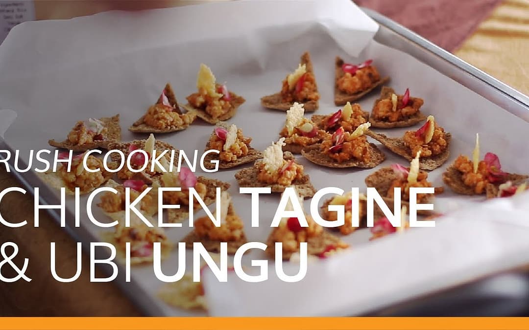 resep chicken tagine & ubi ungu
