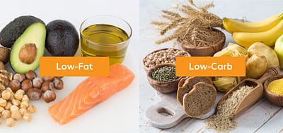 Bahan makanan low fat dan low carb